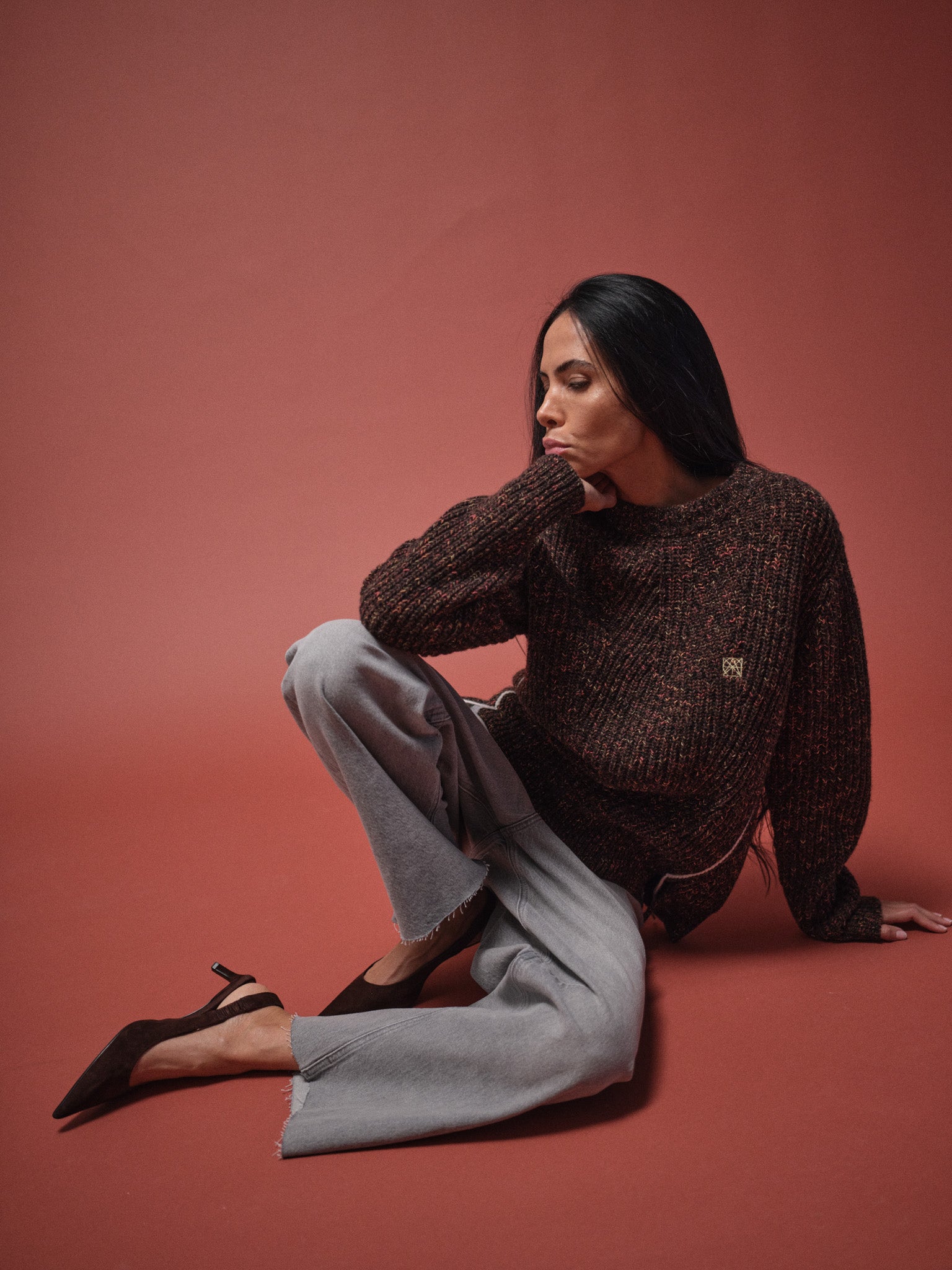Modelshot / Grey Denim / Detail